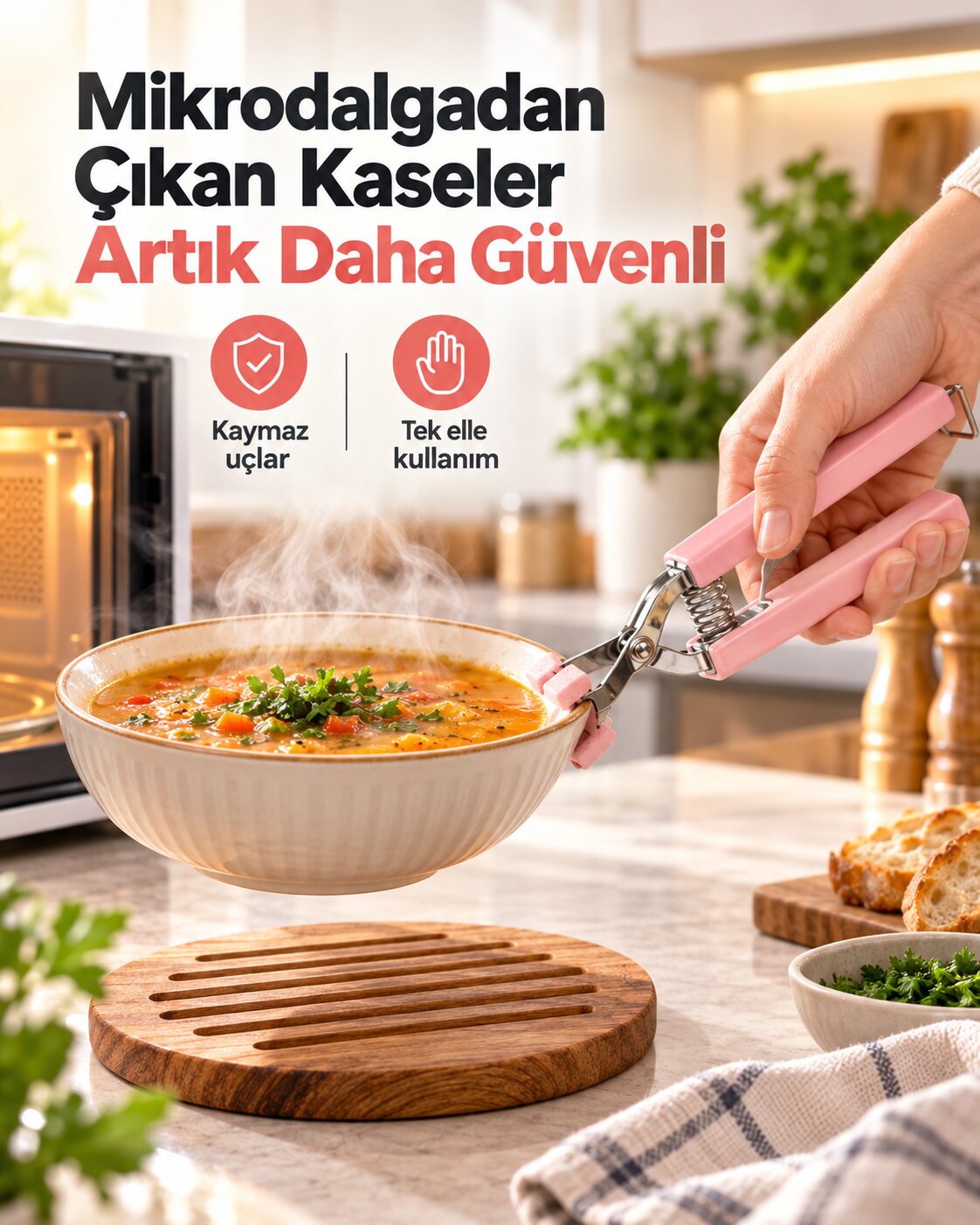 Mikrodalgadan çıkan kaseler
